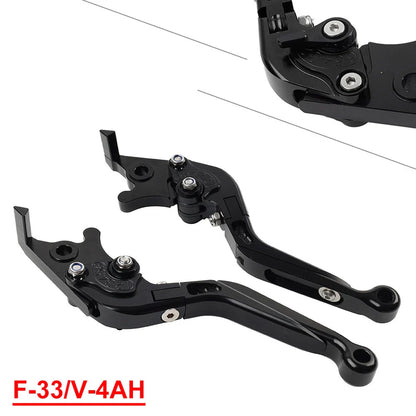 Extendable Brake Clutch Levers for Honda CBR600RR CBR1000RR Black (07-22 08-21)