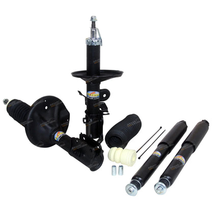 4 Gas Strut Shock Absorbers for Toyota RAV4 (1998–2000)