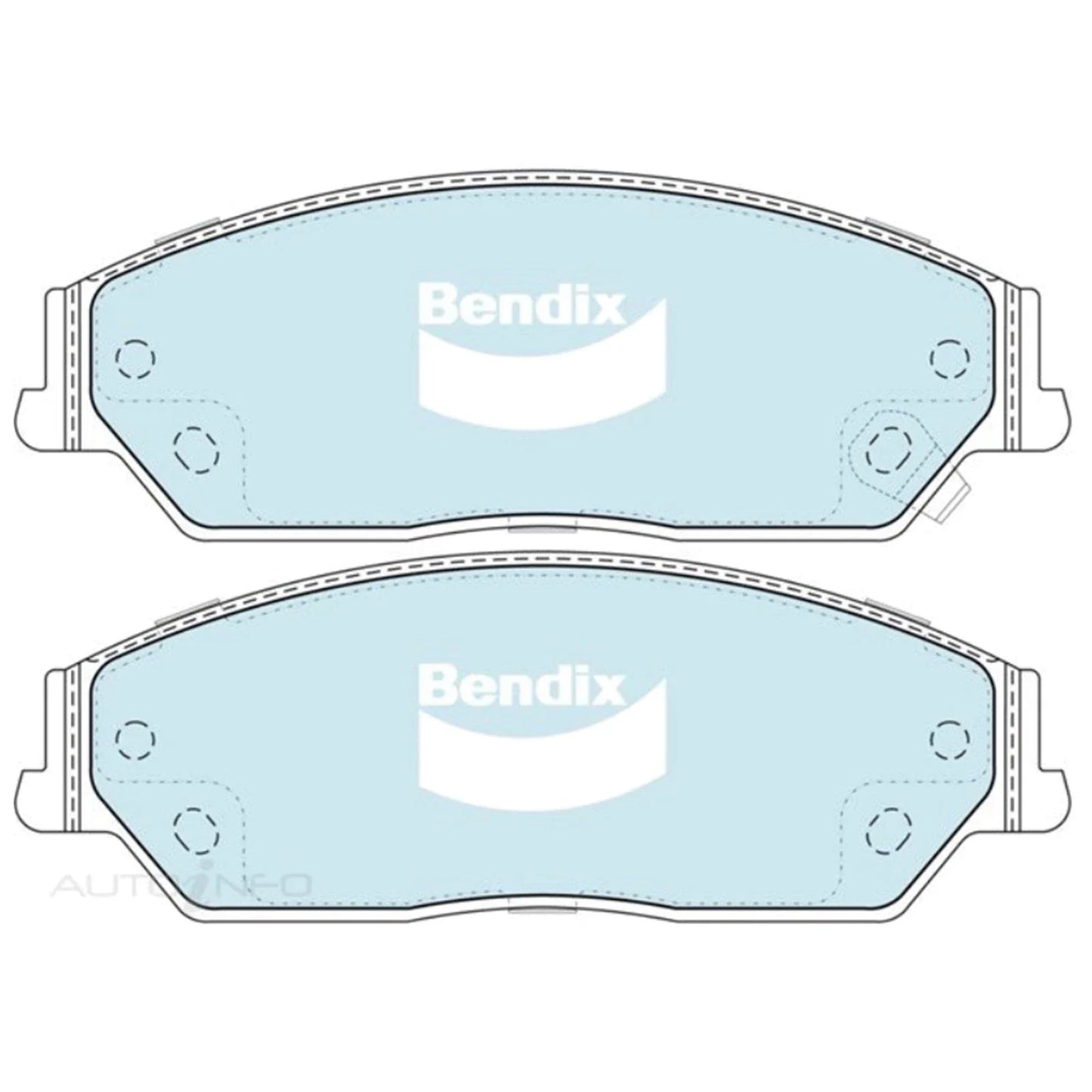 Front Disc Brake Pad Set for Toyota Aurion GSV40R GSV50R (2006–2017)