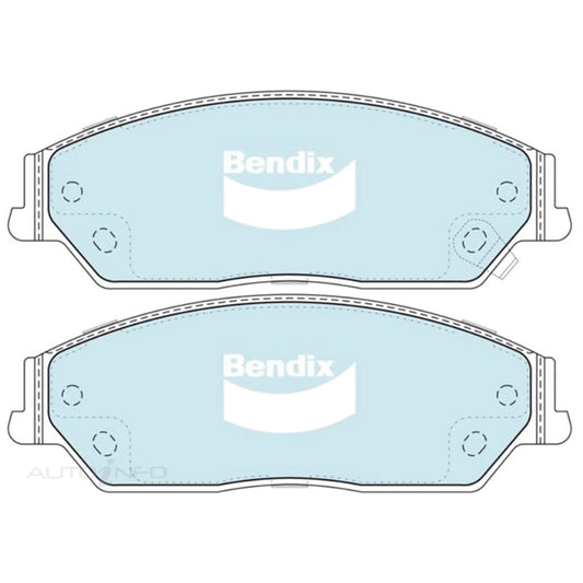 Front Disc Brake Pad Set for Toyota Aurion GSV40R GSV50R (2006–2017)