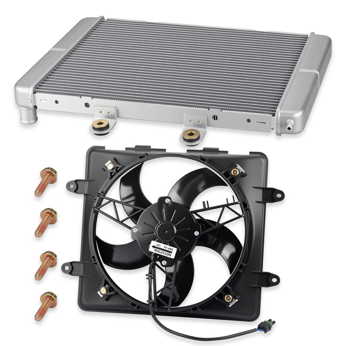 Radiator with Cooling Fan for Polaris Sportsman 800/X2 800 EFI (2004–2014)