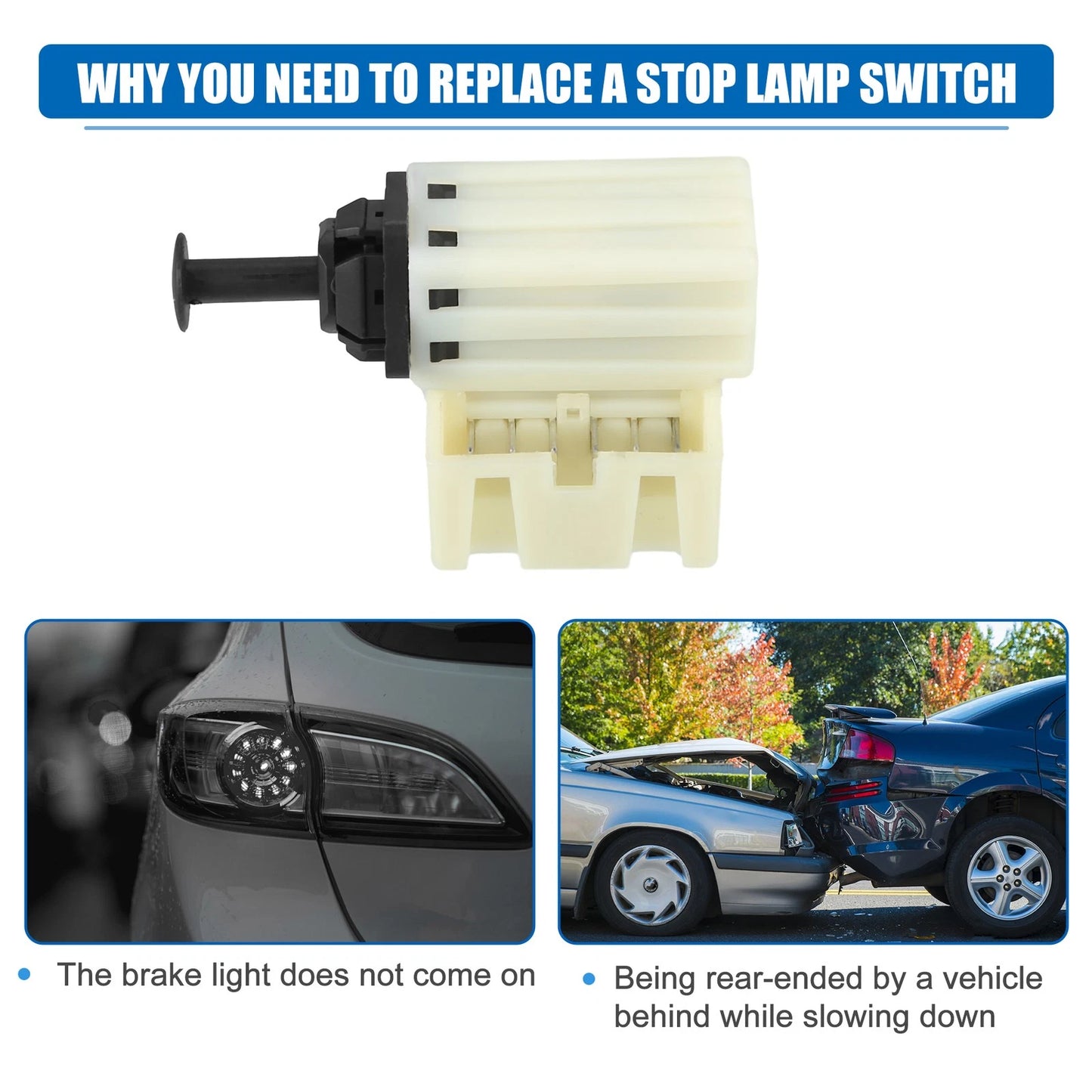 Stop Lamp Switch for Dodge Grand Caravan (2008–2020) No. 04671336AD