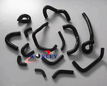 Silicone Heater Hose Kit for Nissan Skyline R33 R34 GTR (1995–2002) - Red