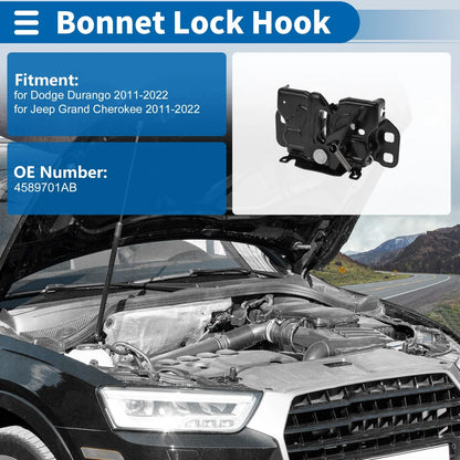 Hood Latch Assembly for Dodge Durango (2011-2022) - 1 x Durable Replacement