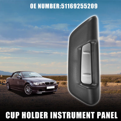 Cup Holder for BMW X1 (2013–2015) No. 51169255209 Black