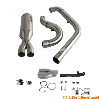 Exhaust Muffler Pipe System for Harley Softail '18-Up Slim FLSL Fat Bob