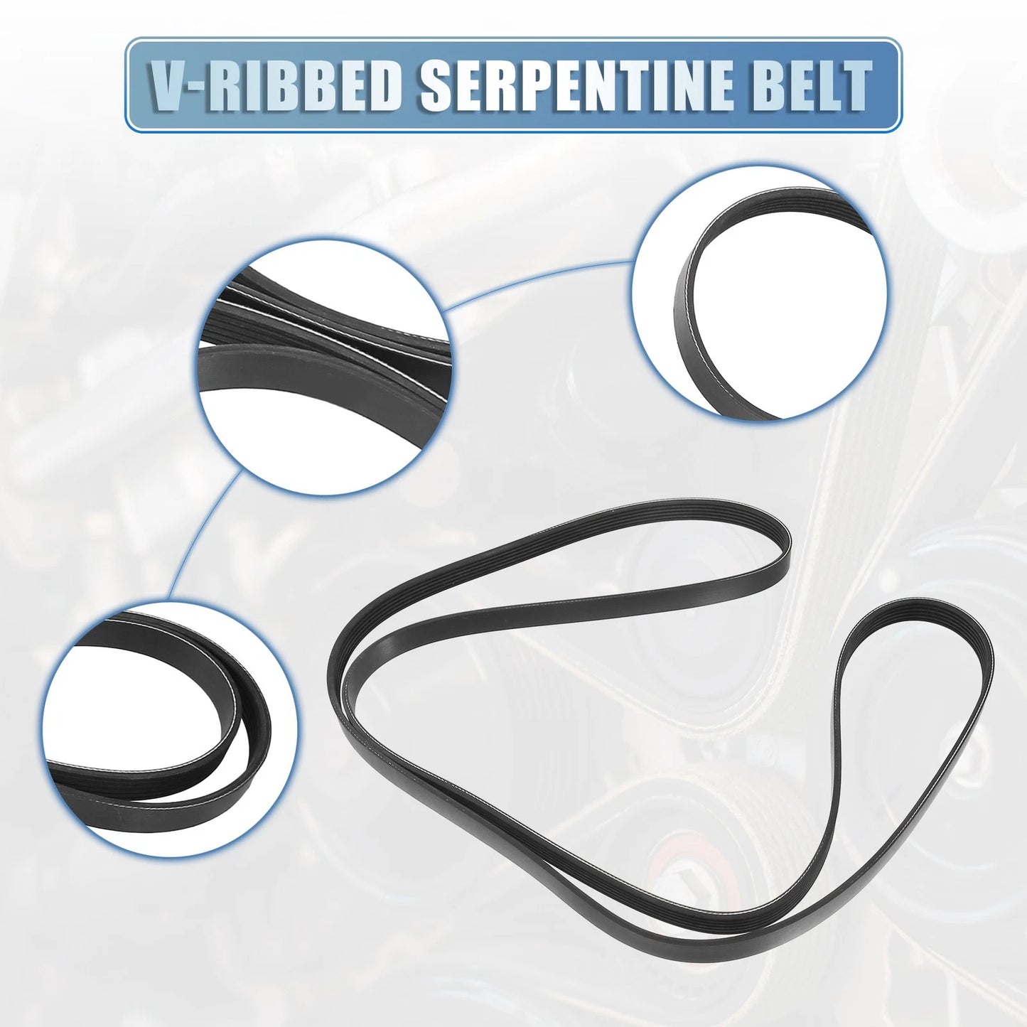 V-Ribbed Serpentine Drive Belt for Chevy Venture (2003–2005) No. 53013864AA