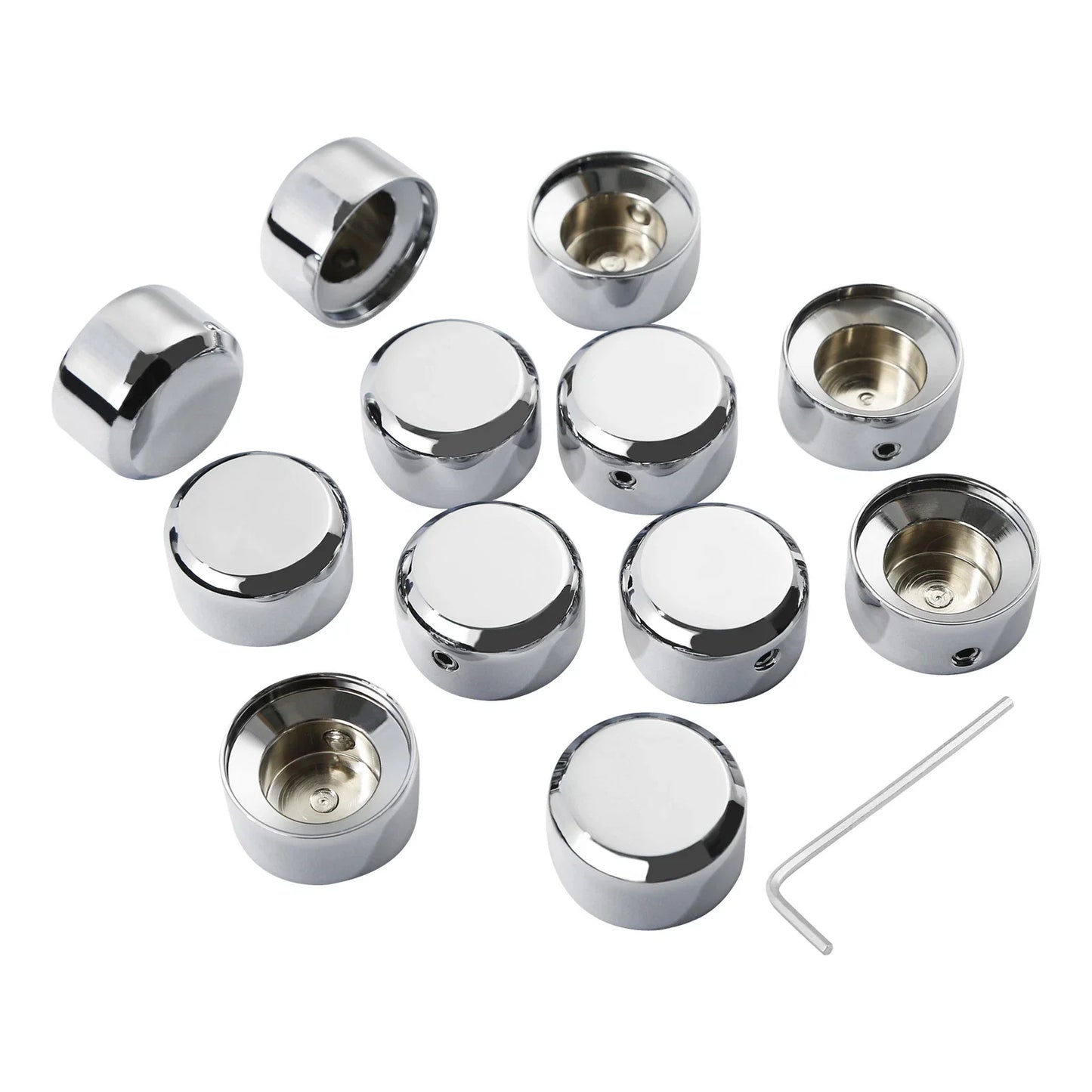 Chrome Engine Bolt Topper Covers for Harley Sportster S (2021-2024)