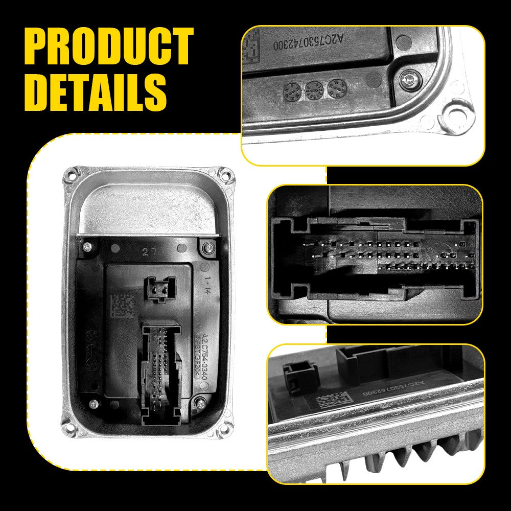 Left Headlight Control LED Module for Mercedes W205 W253 W247 (2019–2022)