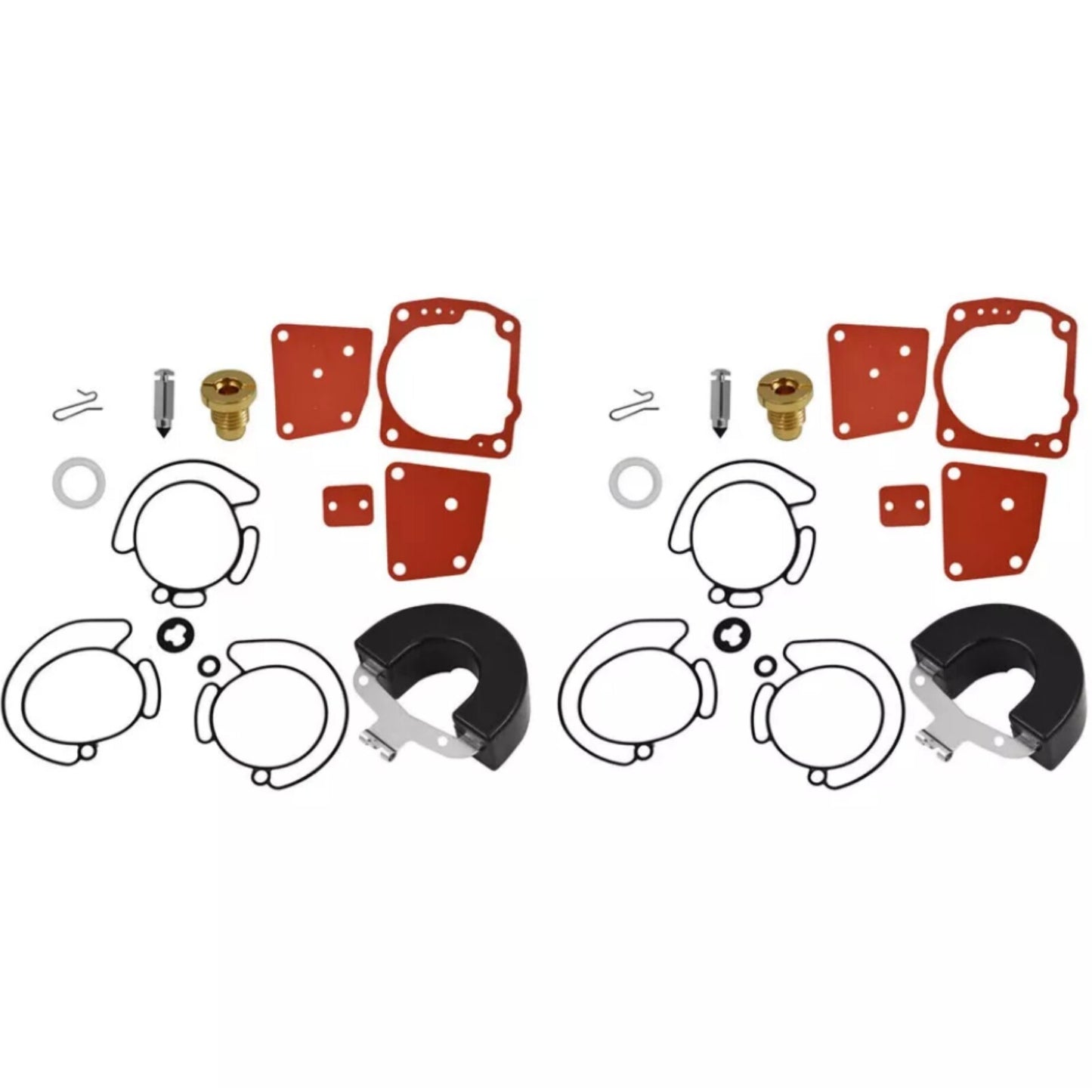 Set of 2 Carburetor Repair Kits for Johnson Evinrude OMC (Various Years)
