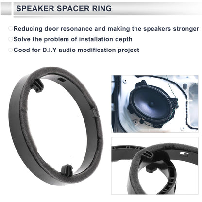 Set of 2 Speaker Spacer Rings for Mitsubishi 6.5" Tweeter