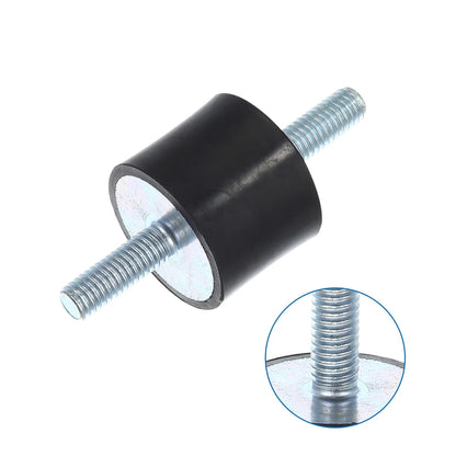 Set of 4 M6 Car Anti Vibration Rubber Isolator Dampers 25x20mm