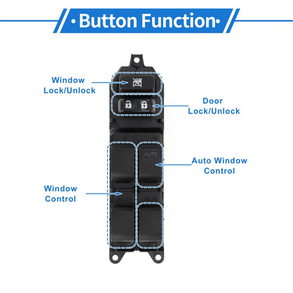 Front Right Power Window Switch for Toyota Camry Tacoma Highlander (No. 8482006090)