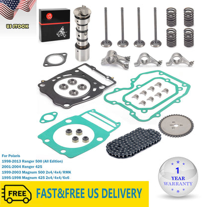Rocker Arms & Valve Kit for Polaris Xplorer 500 (1997) Ranger 500 (1998–2013)