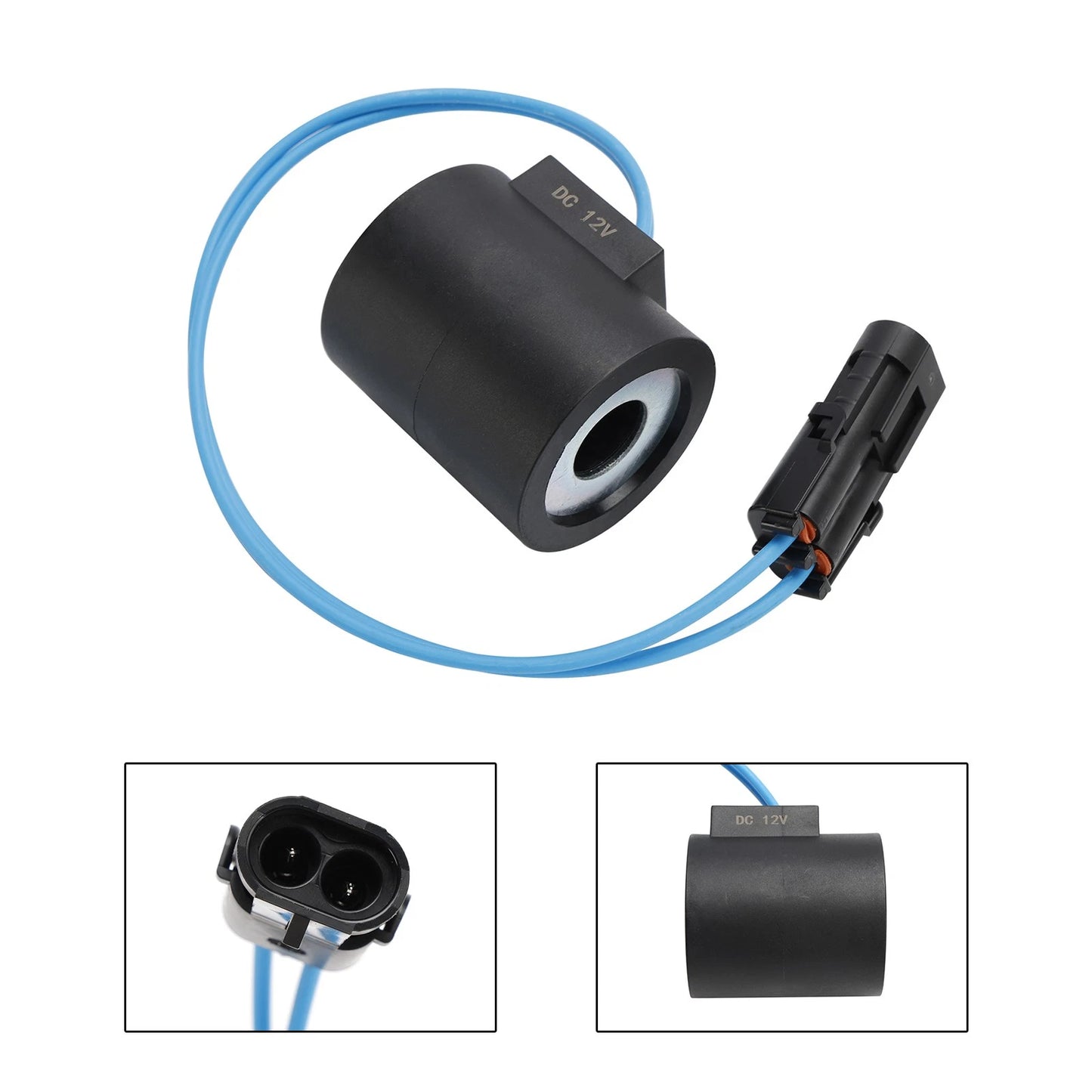 Solenoid Valve Coil 12V DC 6359732 for Hydraforce Weatherpack Connector