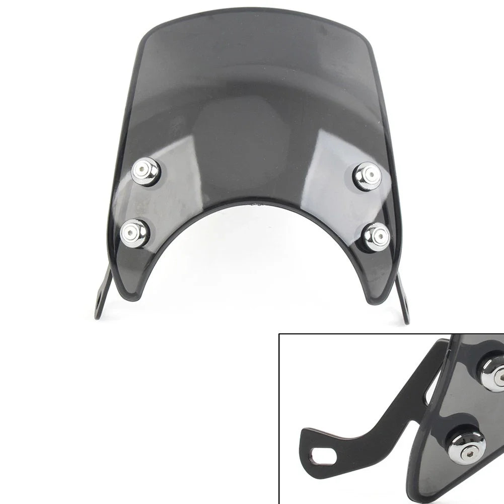 5-7 Inch Wind Deflector for Universal Fit Motor Gray