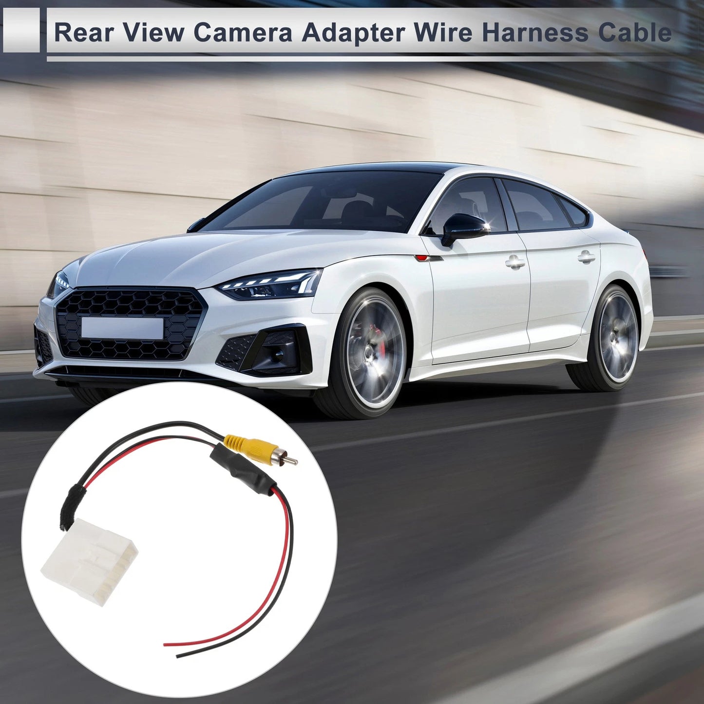 Rear View Camera Adapter Wire Harness Cable for Toyota Tundra (2014)