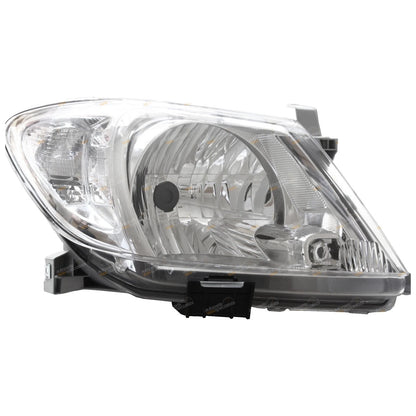 Set of 2 Clear Headlights for Toyota Hilux SR SR5 Workmate (2008–2011)