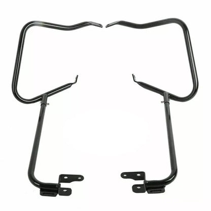 Black Saddlebag Luggage Bracket Guard for Harley Road Glide (2014-2023)