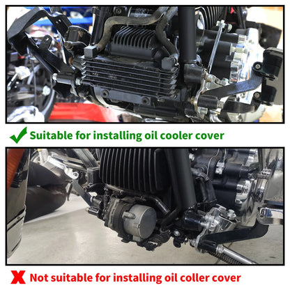 Chrome Oil Cooler Cover for Harley Street Glide (2011-2016)
