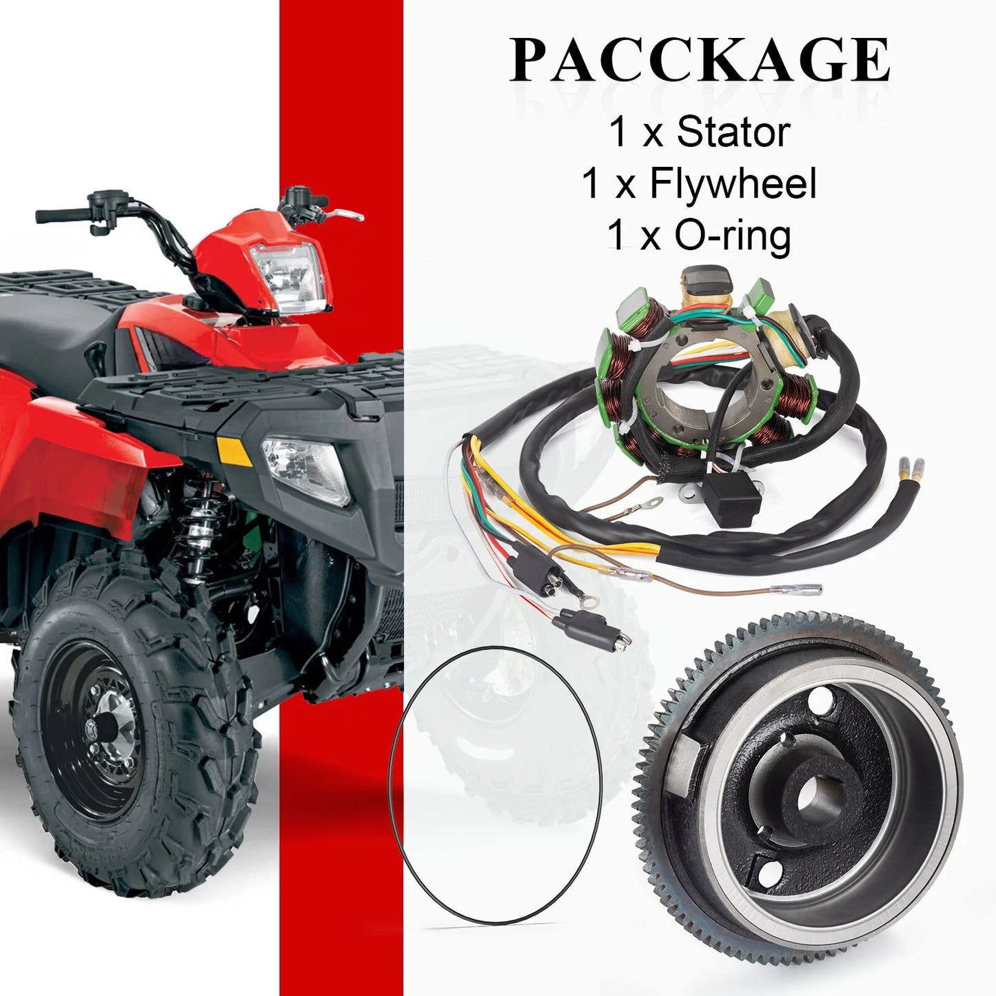 Stator & Flywheel rotor kit for Polaris Sportsman 500 4x4