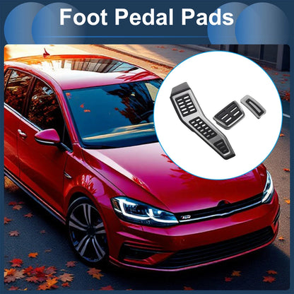 3 Pcs Accelerator Pedal Covers for Volkswagen Golf 7 (2013–2019)