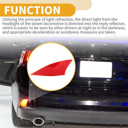 Rear Left Bumper Reflector No. 8192053051 for Lexus IS350 (2014–2021) Red