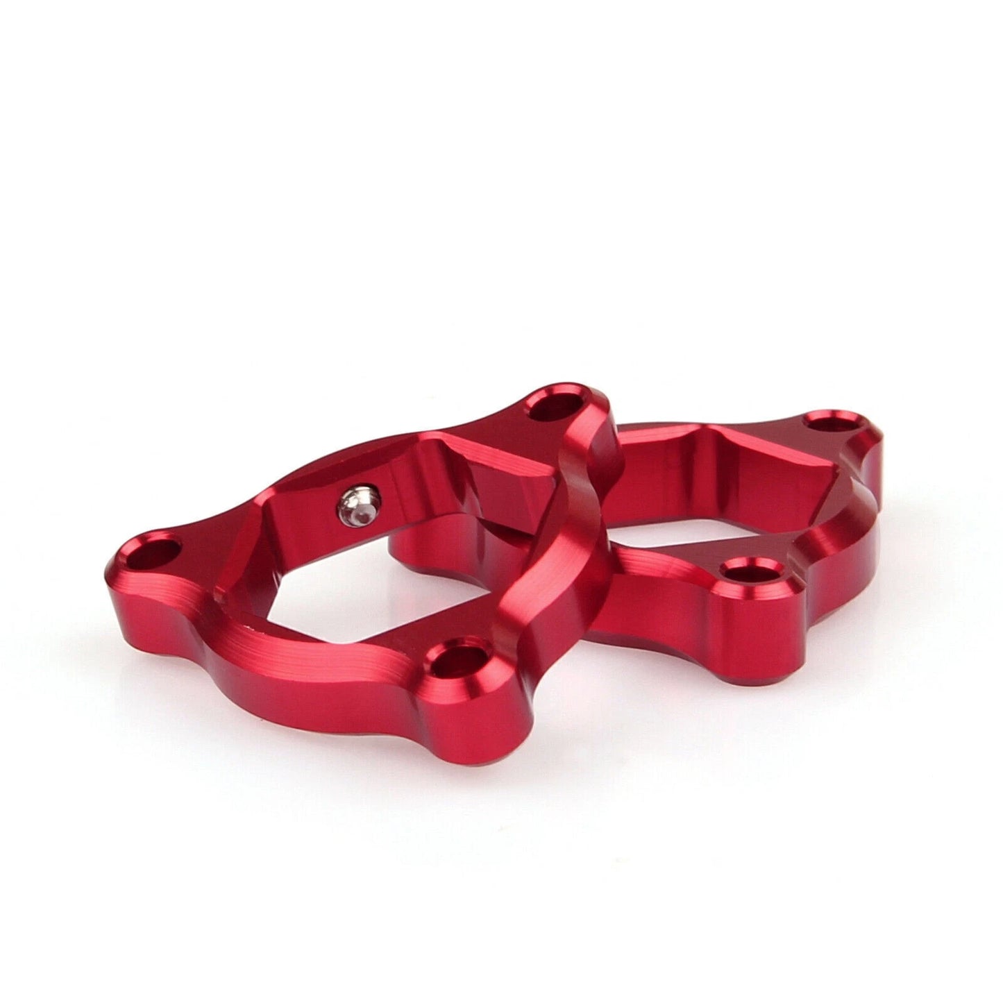 Fork preload adjustment knobs for Aprilia RSV Ducati (22mm, Red)