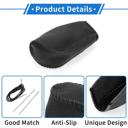 Car Gear Shift Knob Cover for Hyundai Tucson (2010-2013) - Pebbled Black