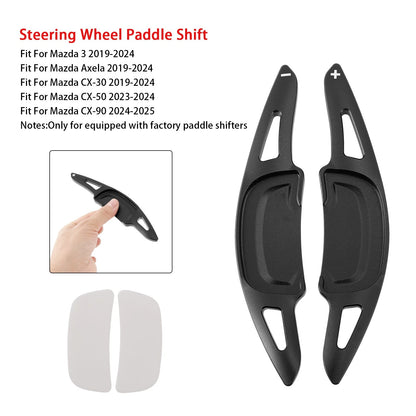 Shift Paddles for Mazda 3 CX-30 (2020–2023) Aluminum Black