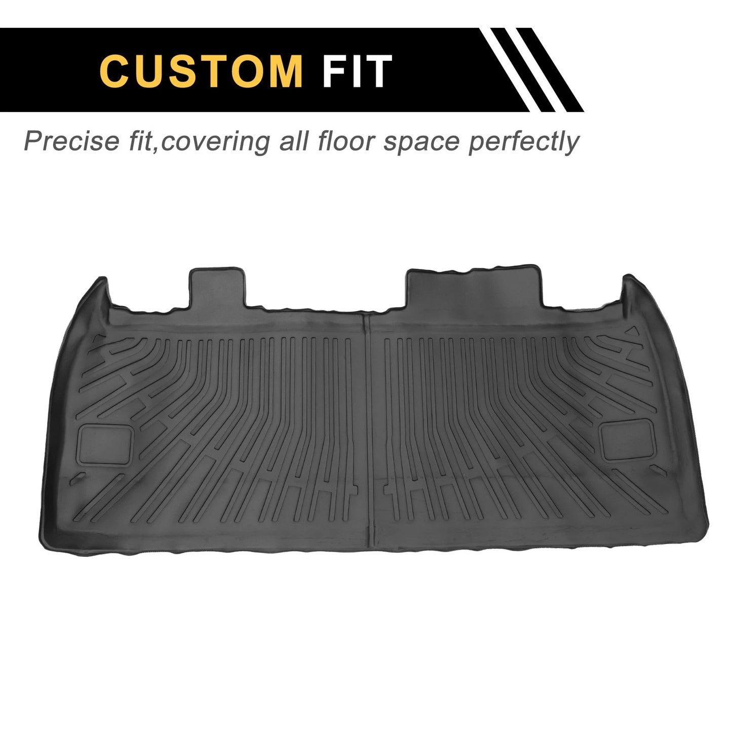 Cargo Liner Rear Trunk Mat for Kia Carnival (2022–2024) TPE Stripe Pattern