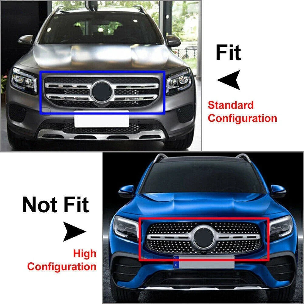 Carbon Fiber Front Bumper Spoiler & Side Skirt for Benz GLB X247 (2020-2021)
