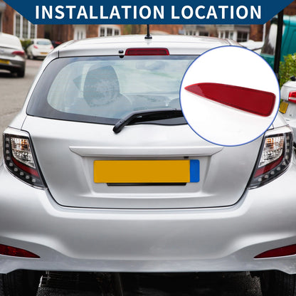 Rear Right Bumper Reflector for Toyota Yaris (2012–2014) Red