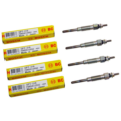 Set of 4 Diesel Glow Plugs for Toyota Blizzard LD10 (1982–1984)
