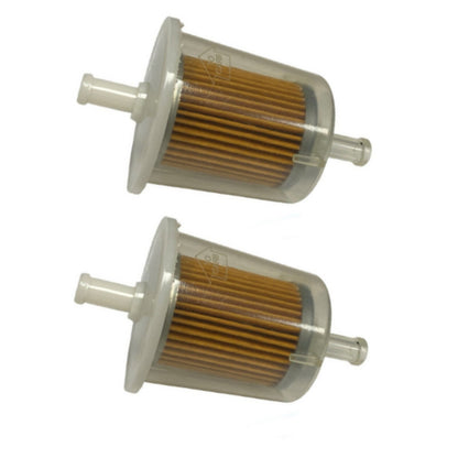 Set of 2 Inline Fuel Filters for Johnson Evinrude E-Tec (40-200HP)