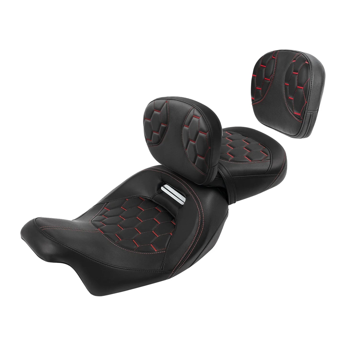 Driver & Passenger Seats with Backrest for Harley CVO Road Street Glide (09-23)