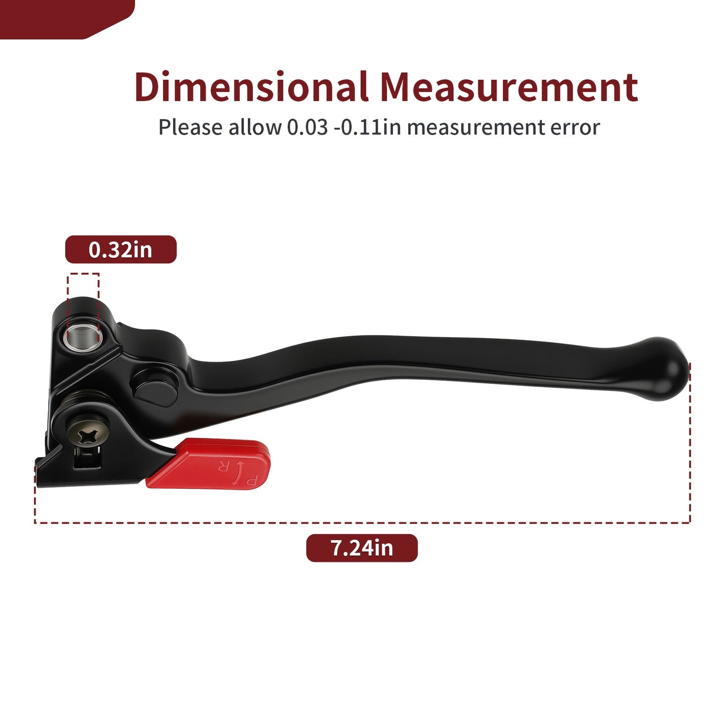 Left Hand Rear Parking Brake Lever for Honda Foreman Rubicon 500 (2015–2019)