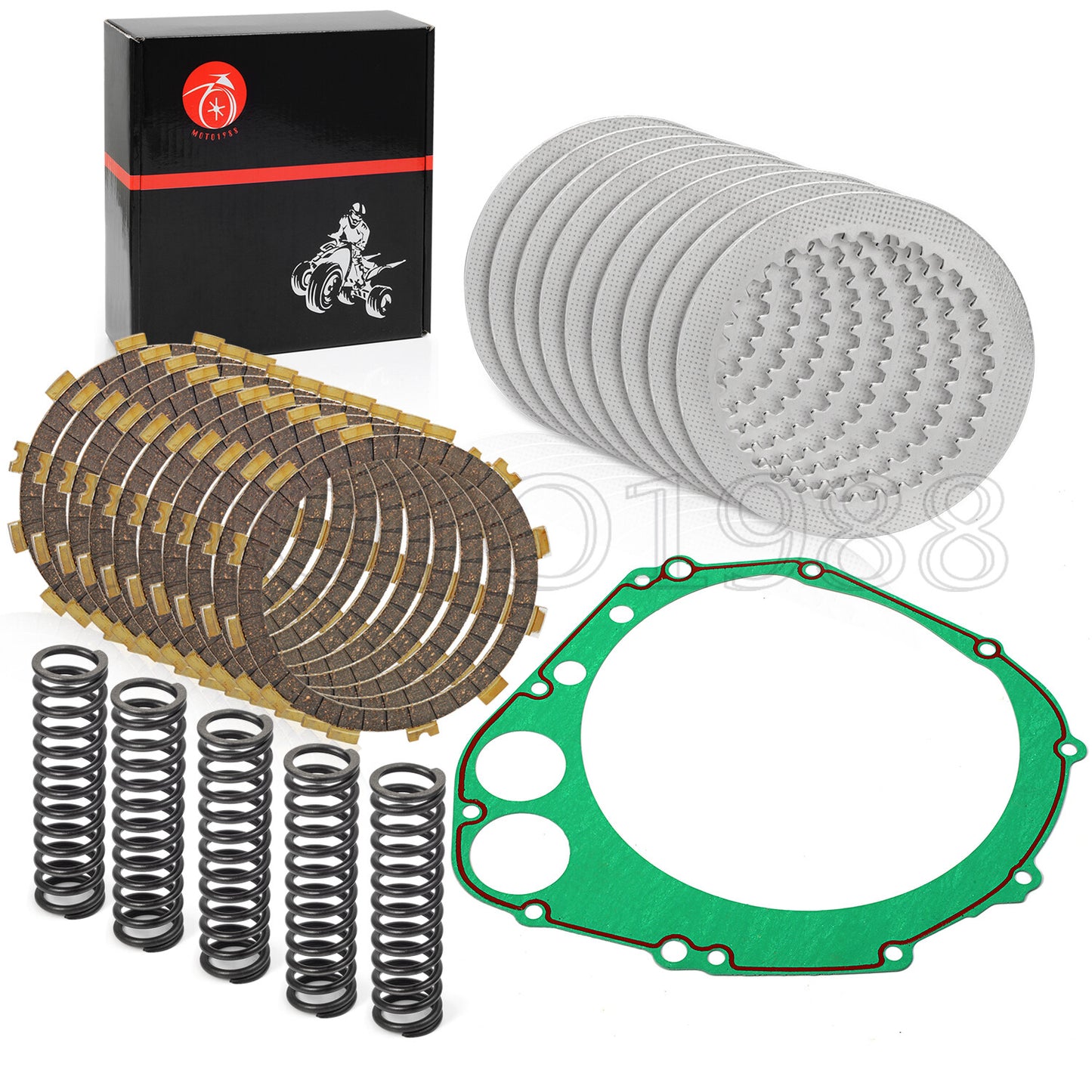 Clutch Kit with Heavy Duty Springs for Suzuki GSXR 1000 (2001–2004)