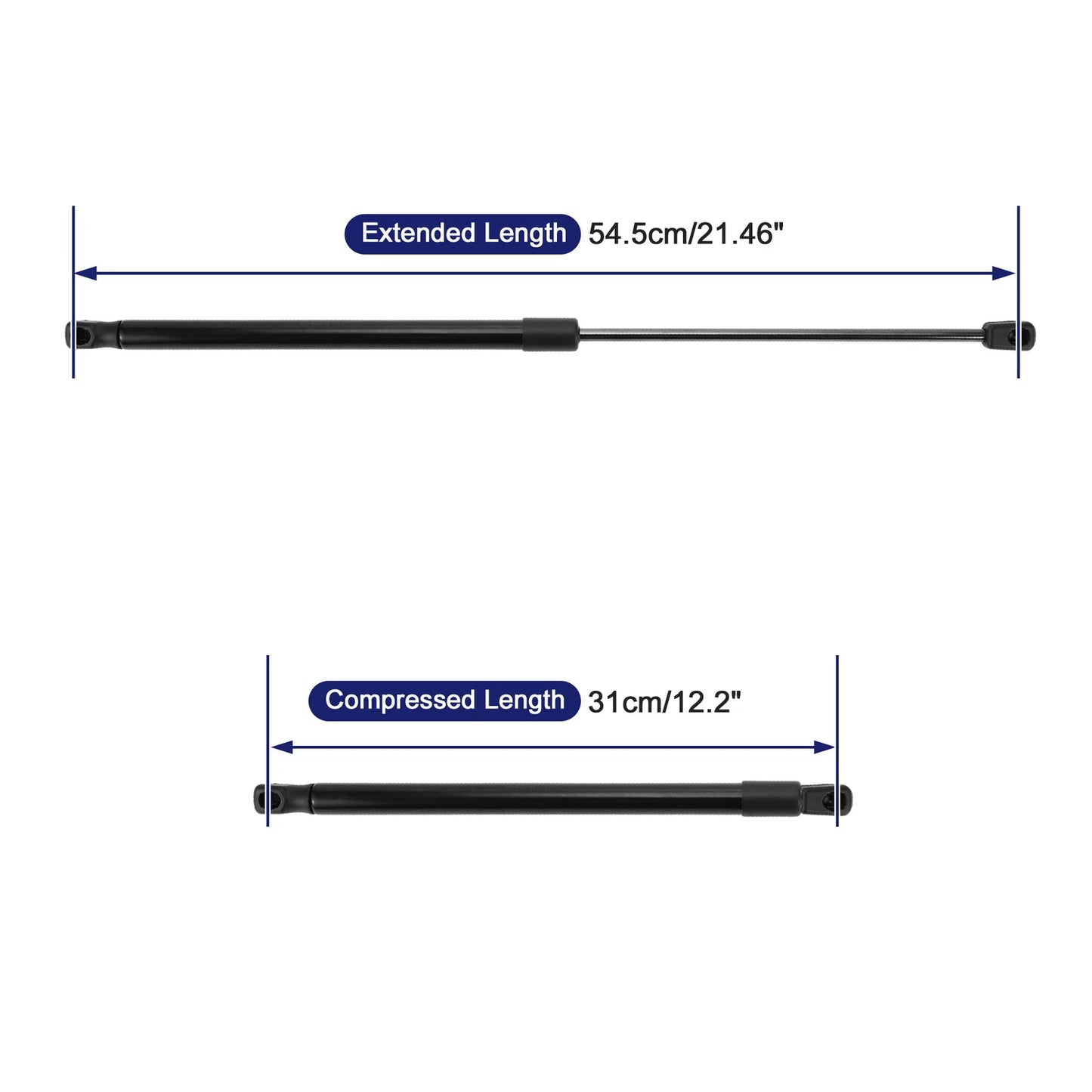2X Rear Hatch Lift Support Struts No. 904524F215 for Nissan Micra II (1992–2003)