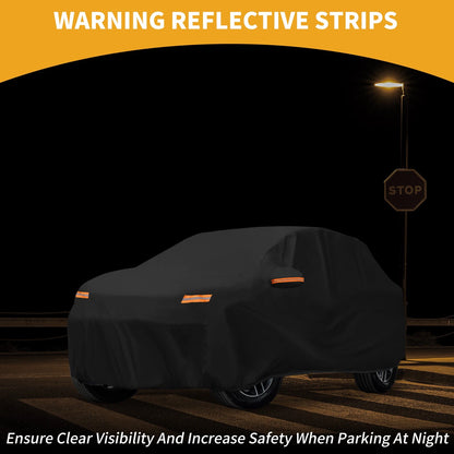 Car Cover Waterproof All Weather for Nissan Juke (2010–2019) 190T-PU Zipper