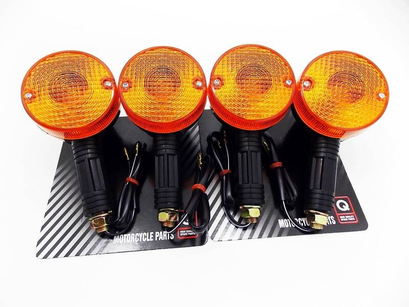 Set of 4 Turn Signal Indicators for Suzuki TS250X (1984–1989)