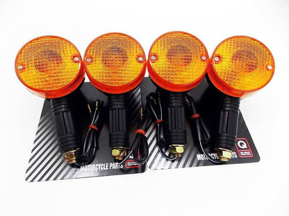 Set of 4 Turn Signal Indicators for Suzuki TS250X (1984–1989)