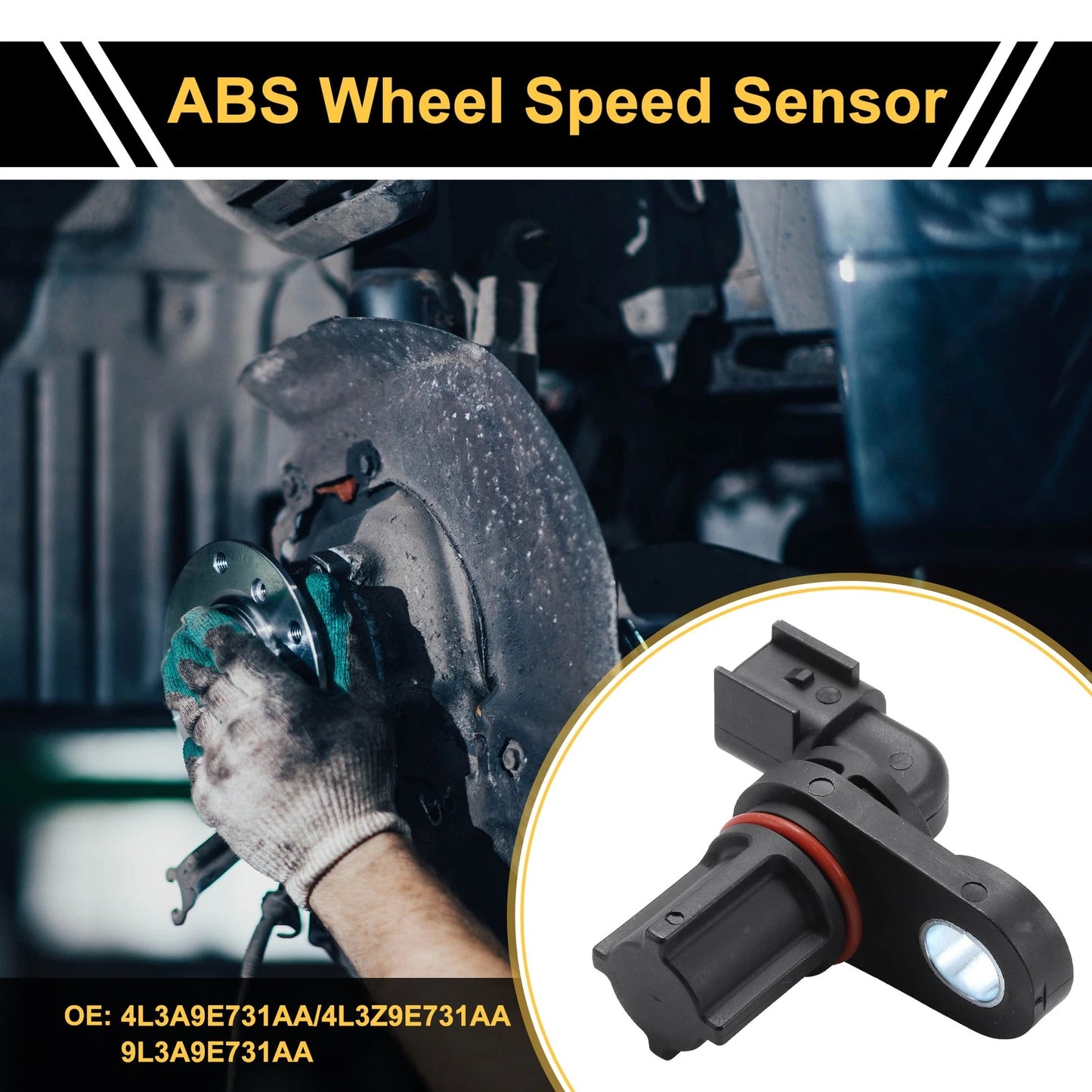 ABS Wheel Speed Sensor No. 4L3A9E731AA for Ford F-250 F-350 Super Duty (2005–2013)