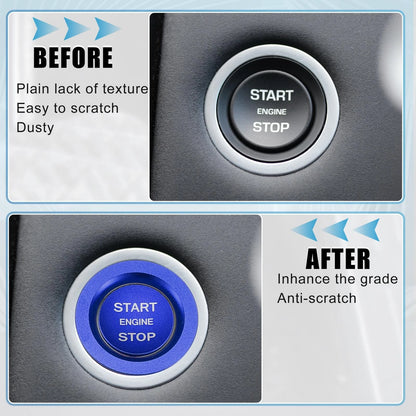 Start Stop Button Cover Sticker Kit for Land Rover Discovery (2017–2023)