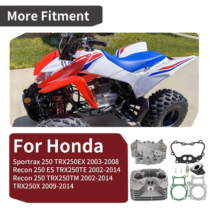 Cylinder Head Cover w/Gasket for Honda Sportrax Recon 250 TRX250TE/TM/EX/TRX250X
