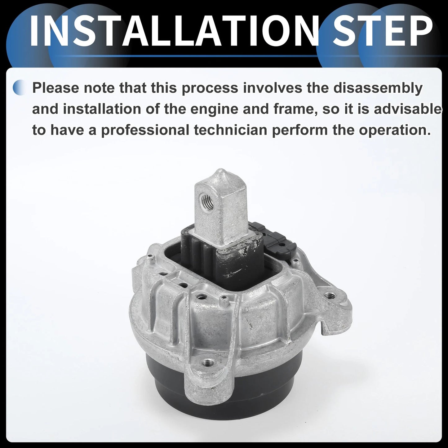Engine Motor Mount for BMW 528i XDrive (2012–2016)