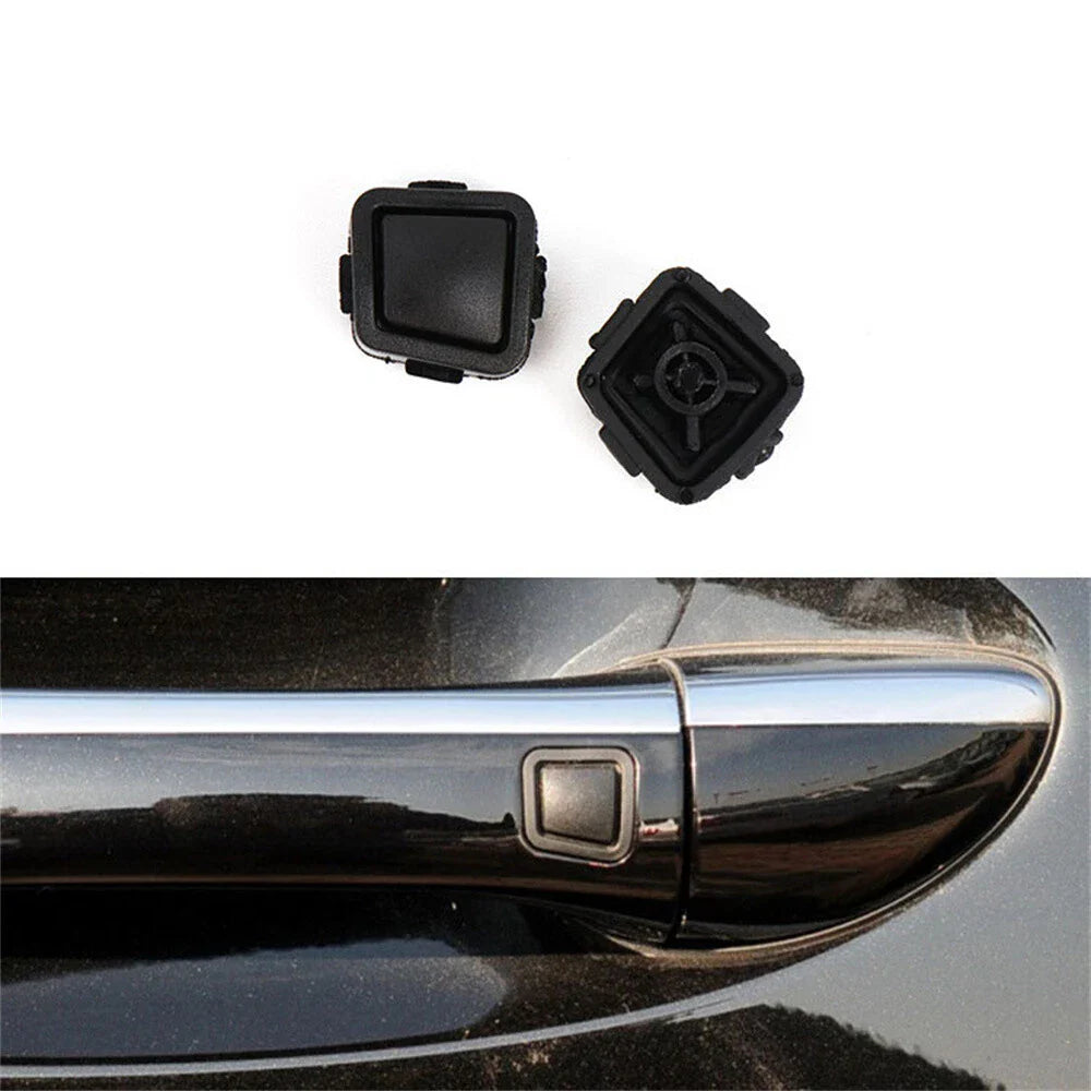 L&R Outside Door Handle Sensor Button Covers for Mercedes Benz S, R, CL, ML, GL