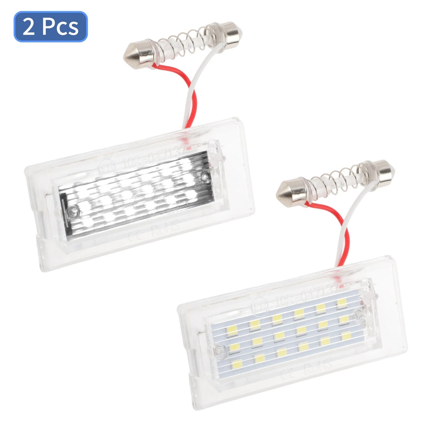 2X LED License Plate Light for MINI Cooper (R56) (2006–2013) No. 51132756227