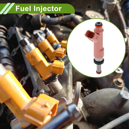 Fuel Injector for Toyota Corolla (2009–2013) 2RZ-FE Pink Silver Tone
