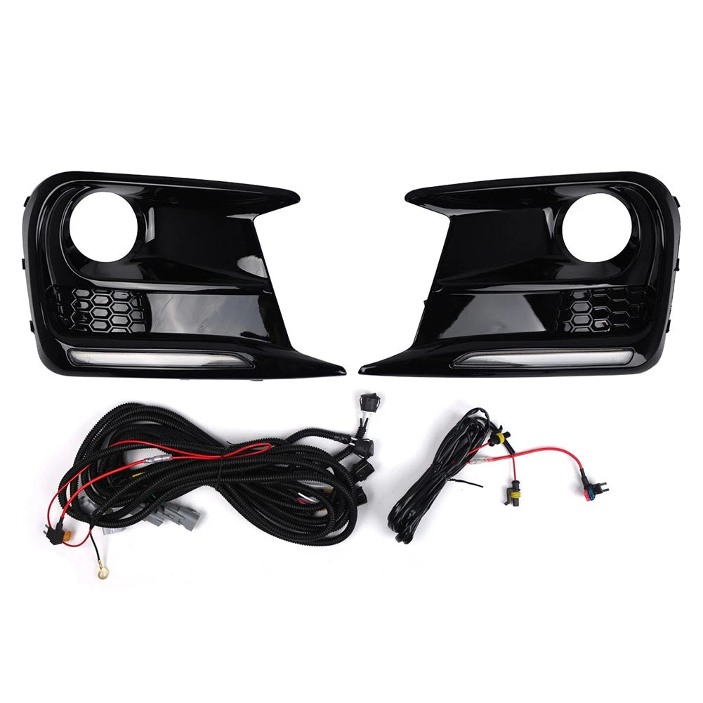 Daytime Running Light Fog Light Bezels Kit for Subaru WRX STI (2018–2021)